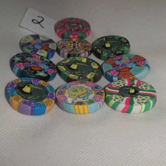 Hold For Beadgleaner FIMO Clay Pendants Assorted Designs Pack of 100 - Picture 8 of 10